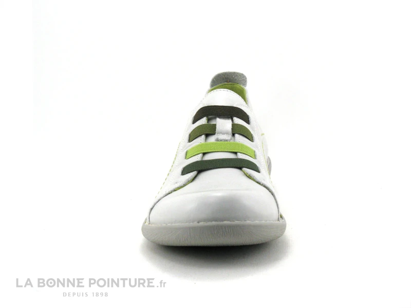 Jungla 6020 Off White - Gris - Vert - Chaussure Basse Femme 2 Jungla 6020 Off White - Gris - Vert - Chaussure Basse Femme – Image 2