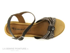 Tamaris 1-28346-20 Chocolate-Dots - Nu-pieds Talon Compense -Magasin De Chaussures cd24607c73b9e66c561f35ea11d5d5ef img 7738.jpg 181081