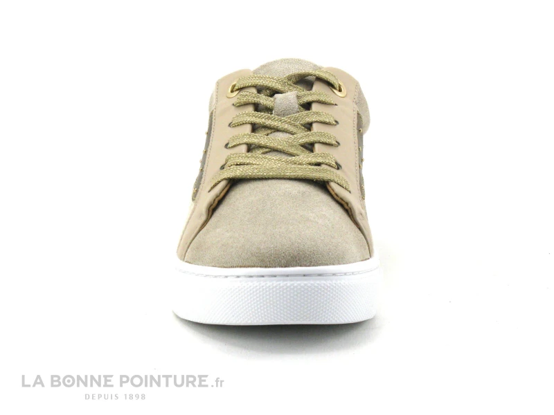 The Divine Factory QL4602 Taupe - Or - Sneakers Femme 2 The Divine Factory QL4602 Taupe - Or - Sneakers Femme – Image 2