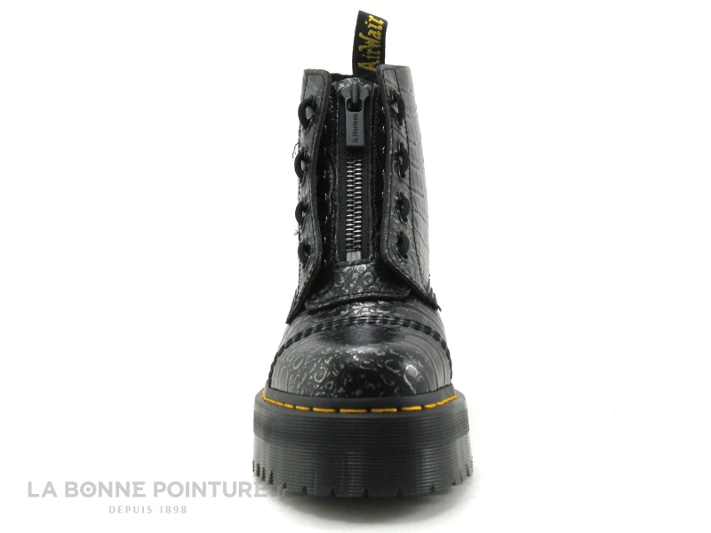 Dr. Martens Dr Martens SINCLAIR GunMetal 27318029 Wild Croc Emboss - Boots 2 Dr. Martens Dr Martens SINCLAIR GunMetal 27318029 Wild Croc Emboss - Boots – Image 2