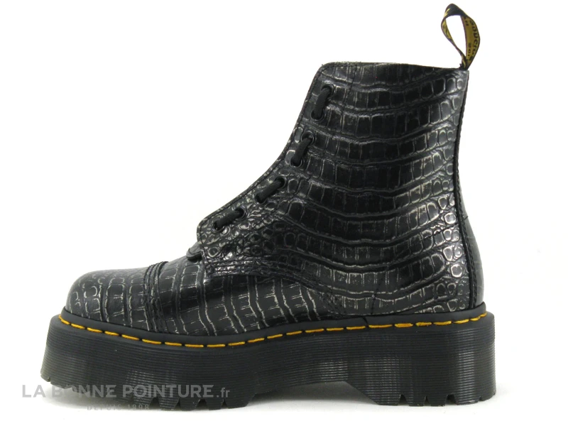 Dr. Martens Dr Martens SINCLAIR GunMetal 27318029 Wild Croc Emboss - Boots 3 Dr. Martens Dr Martens SINCLAIR GunMetal 27318029 Wild Croc Emboss - Boots – Image 3