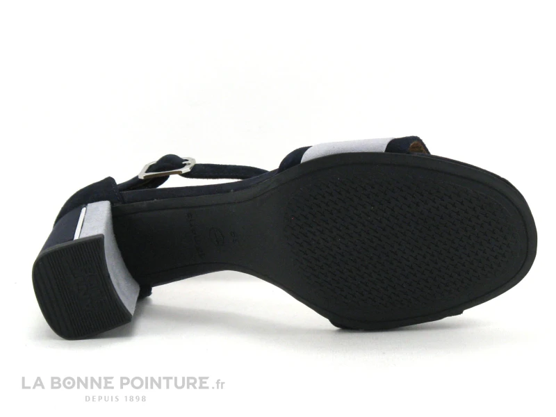 Tamaris 1-28379-28 Navy Lt Blue - Sandale Talon Haut - Bride Cheville 7 Tamaris 1-28379-28 Navy Lt Blue - Sandale Talon Haut - Bride Cheville – Image 7