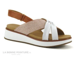 Fugitive KIM Orange - Blanc - Brides Croisees - Sandale Femme 11 Fugitive KIM Orange - Blanc - Brides Croisees - Sandale Femme -Magasin De Chaussures cd24607c73b9e66c561f35ea11d5d5ef img 8200.jpg 169376