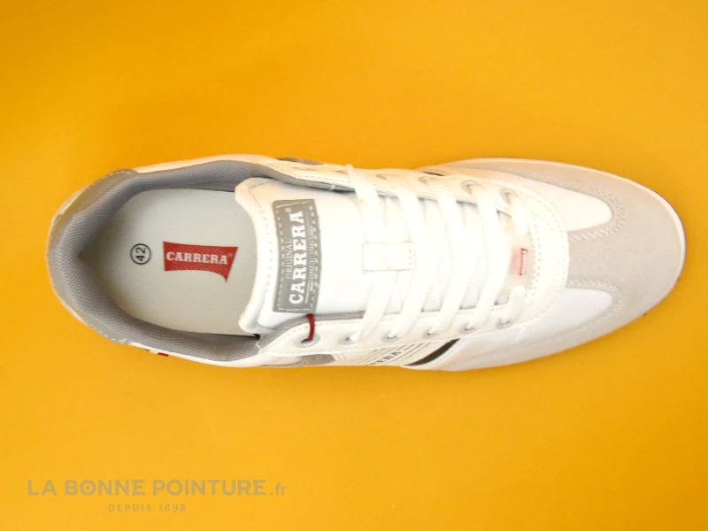 Carrera Rivoli Ltx 117405 White Deep - Basket Homme Blanc - Gris 6 Carrera Rivoli Ltx 117405 White Deep - Basket Homme Blanc - Gris â Image 6