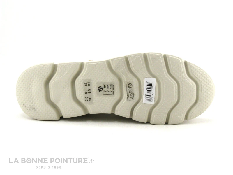 The Divine Factory JC4812 Camel - Blanc - Basket Compensee Avec Zip 7 The Divine Factory JC4812 Camel - Blanc - Basket Compensee Avec Zip – Image 7