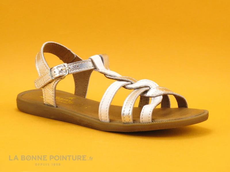 Bellamy UNIT - Blanc Argent Jade - 25475001 - Sandale Mode Fille 4 Bellamy UNIT - Blanc Argent Jade - 25475001 - Sandale Mode Fille – Image 4