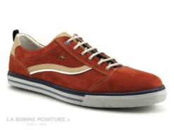 Fluchos 9377 Quebec Terracota - Chaussure A Lacet Homme Brique