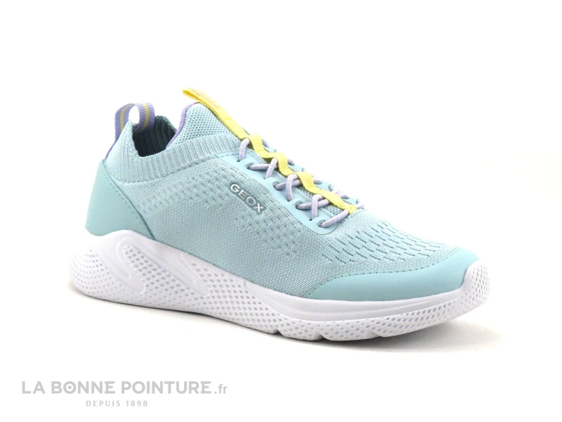 Geox SPRINTYE J25FWB Watersea Yellow - Sneakers Fille 1 Geox SPRINTYE J25FWB Watersea Yellow - Sneakers Fille