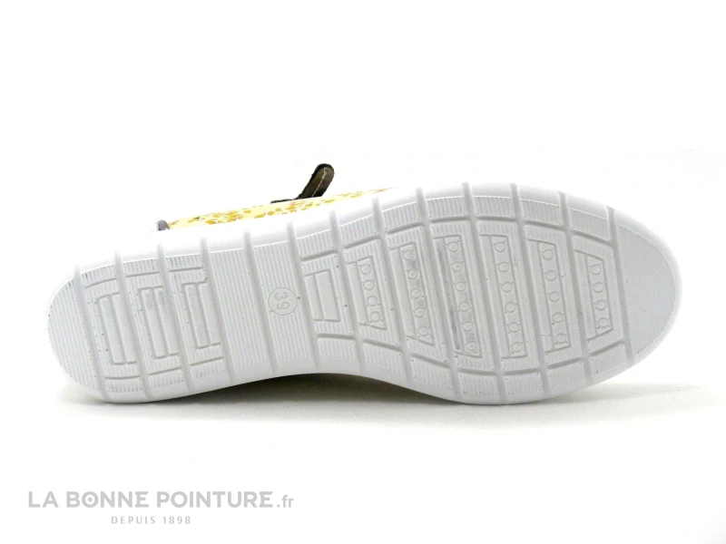 Inea FARFADET Blanc Jaune - Basket Femme Lacet Et Zip 7 Inea FARFADET Blanc Jaune - Basket Femme Lacet Et Zip – Image 7