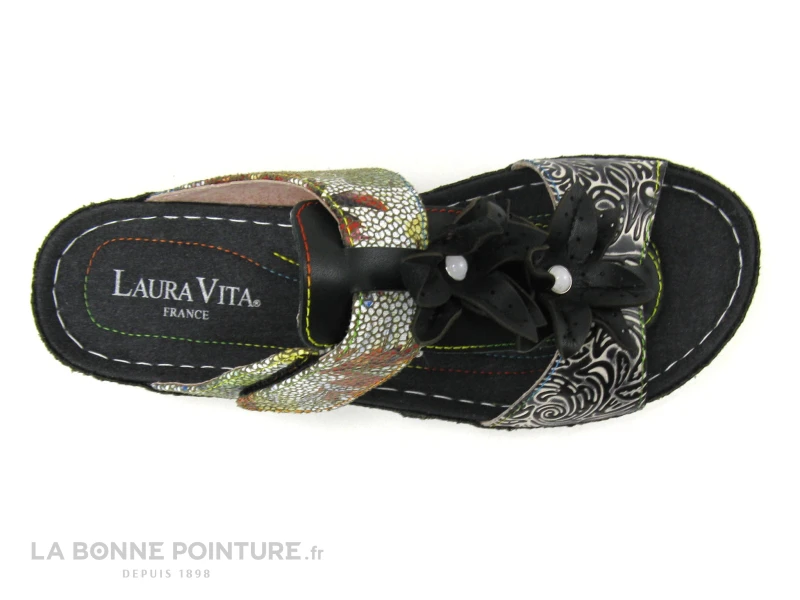 Laura Vita BRCUELO 83 Noir - Mule Femme Semelle Compensee 6 Laura Vita BRCUELO 83 Noir - Mule Femme Semelle Compensee – Image 6