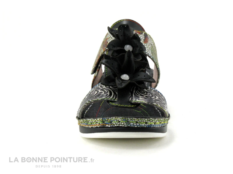 Laura Vita BRCUELO 83 Noir - Mule Femme Semelle Compensee 2 Laura Vita BRCUELO 83 Noir - Mule Femme Semelle Compensee – Image 2