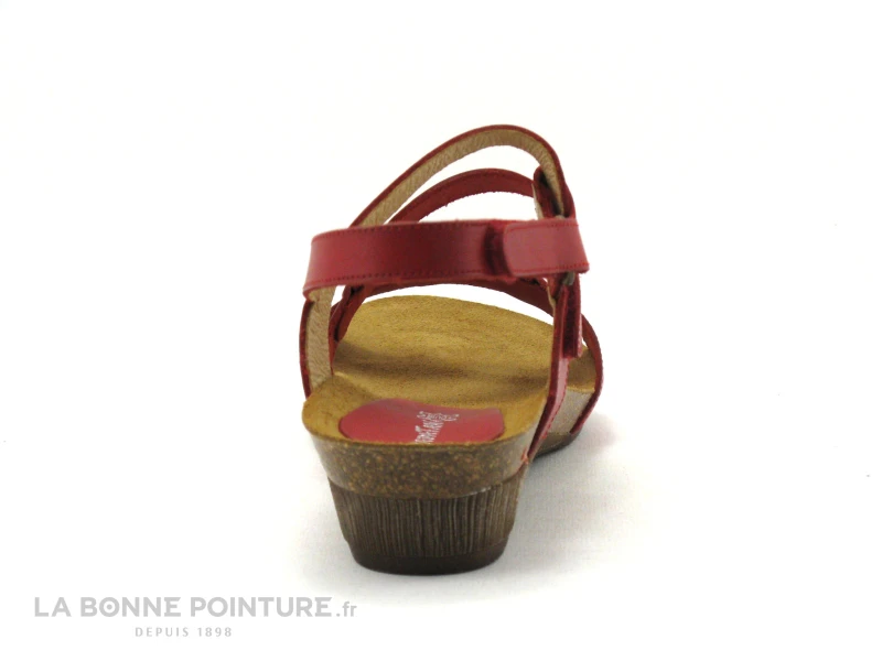 Xapatan 2164 Rouge - Sandale Femme - Petit Talon Compense 4 Xapatan 2164 Rouge - Sandale Femme - Petit Talon Compense â Image 4