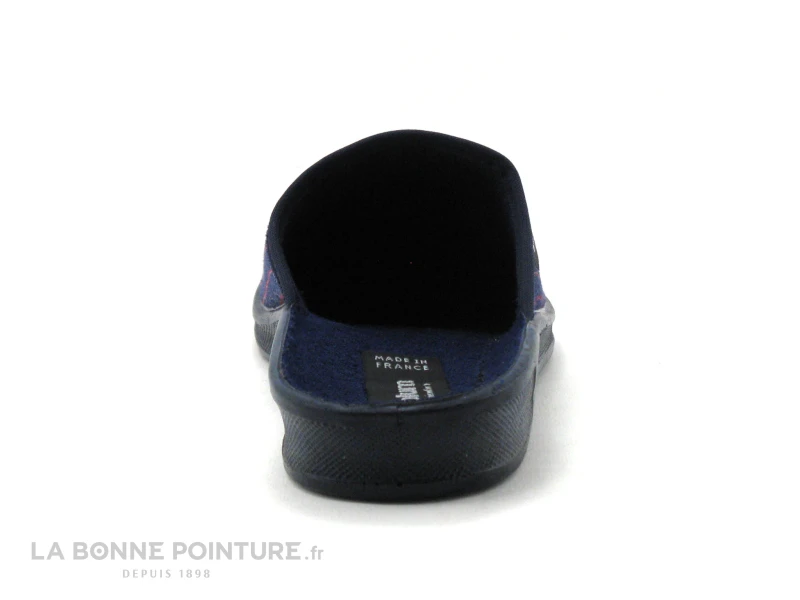 Airplum FABRICE Marine - Rayures Rouges - Pantoufle Mule Homme 3 Airplum FABRICE Marine - Rayures Rouges - Pantoufle Mule Homme – Image 3