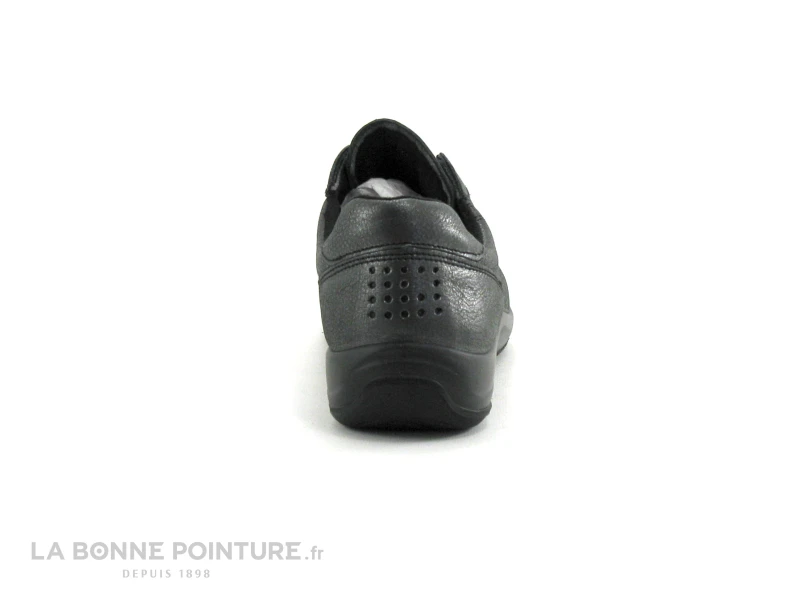 TBS Anyway Tennis Cuir Noir Metallise - Z7034 4 TBS Anyway Tennis Cuir Noir Metallise - Z7034 – Image 4