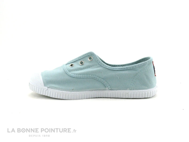 Cienta 70997 Opale - Basket Enfant En Toile Verte Sans Lacet 3 Cienta 70997 Opale - Basket Enfant En Toile Verte Sans Lacet – Image 3