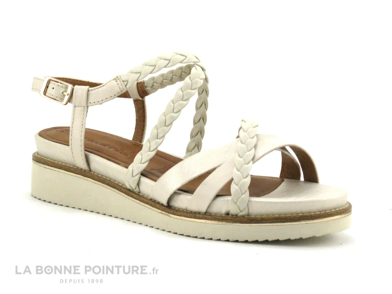 Tamaris 1-28207-20 Ivory - Sandale Femme Ivoire 1 Tamaris 1-28207-20 Ivory - Sandale Femme Ivoire