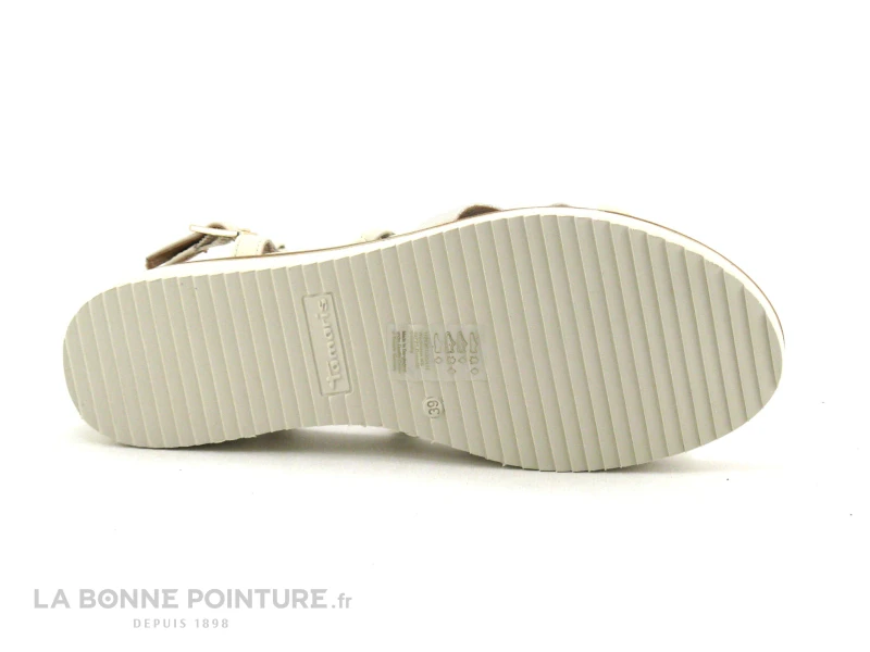 Tamaris 1-28207-20 Ivory - Sandale Femme Ivoire 7 Tamaris 1-28207-20 Ivory - Sandale Femme Ivoire – Image 7