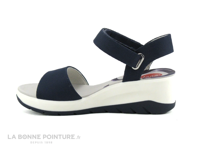 Jana 8-28761-20 Navy - Sandale Bleu Marine Femme - Talon Compense 3 Jana 8-28761-20 Navy - Sandale Bleu Marine Femme - Talon Compense – Image 3