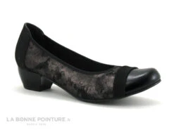 Devant 20 INEA RIO - Noir - Bronze - Escarpin Petit Talon