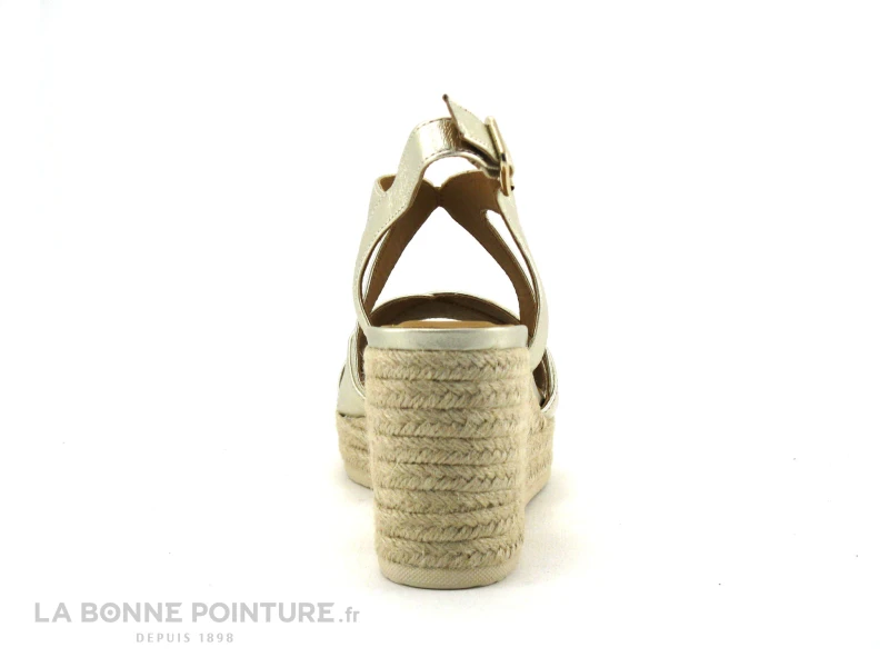 Geox D35GVC PONZA - Sandale Talon Haut Compense - Or Metal 4 Geox D35GVC PONZA - Sandale Talon Haut Compense - Or Metal – Image 4