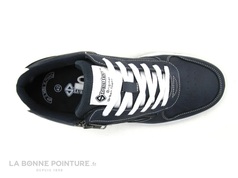 Streeter XAPECO Marine - Basket Homme Bleu Marine Avec Zip 6 Streeter XAPECO Marine - Basket Homme Bleu Marine Avec Zip – Image 6