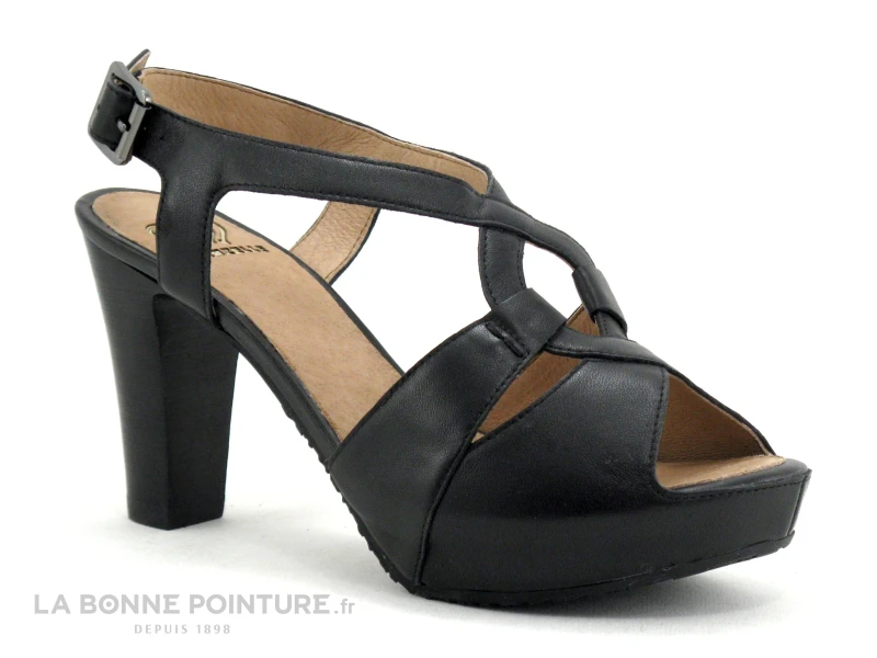 MamZelle TOPTEN Noir CSGF368 - Sandale Talon Haut 5 MamZelle TOPTEN Noir CSGF368 - Sandale Talon Haut – Image 5