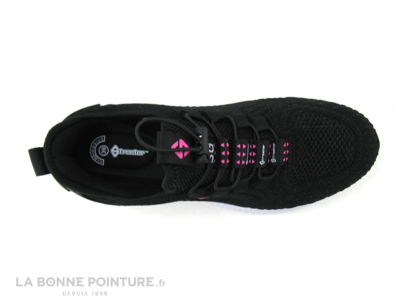 Streeter BRAIL Noir - Basket Slip On Femme - Maille Noire 6 Streeter BRAIL Noir - Basket Slip On Femme - Maille Noire – Image 6