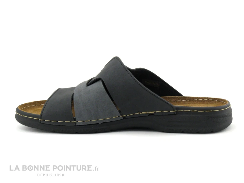 Morans PAZET Noir Gris - Mule Homme 2 Morans PAZET Noir Gris - Mule Homme – Image 2