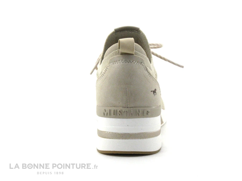 Mustang 1378 301 243 Ivory - Basket Compensee Femme 4 Mustang 1378 301 243 Ivory - Basket Compensee Femme – Image 4