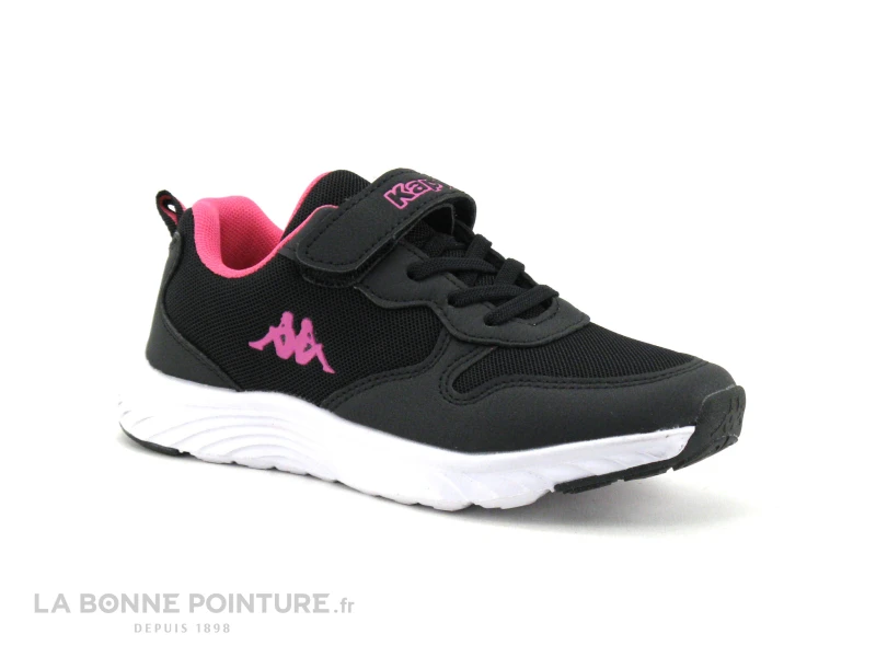 Kappa Logo Delvis EV Kid Black Fuchsia 381B86W - Basket Fille 5 Kappa Logo Delvis EV Kid Black Fuchsia 381B86W - Basket Fille – Image 5