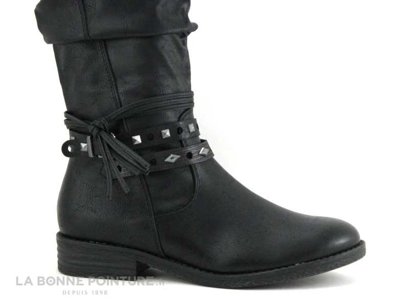 Marco Tozzi 2-25612-23 Black Antic Comb - Botte Femme 5 Marco Tozzi 2-25612-23 Black Antic Comb - Botte Femme – Image 5