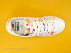 Dockers 50VL201 - Basket Toile Blanche Et Multicolore Femme - Plateforme -Magasin De Chaussures cd24607c73b9e66c561f35ea11d5d5ef img 9334.jpg 170759