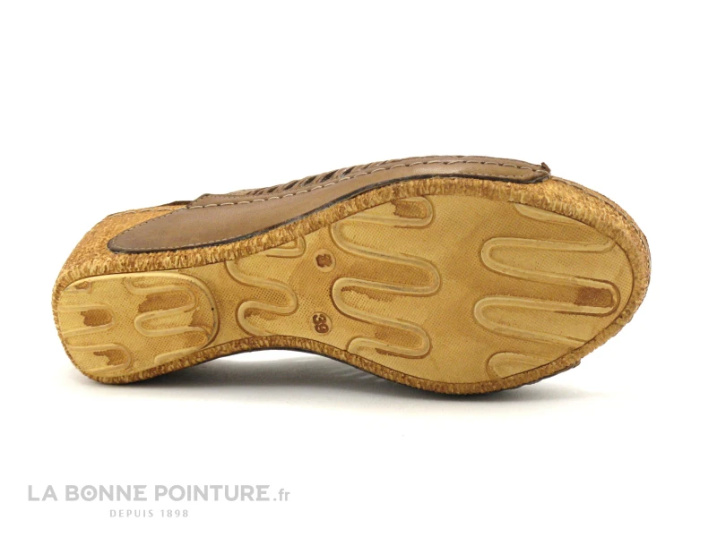 Karyoka GENI Marron - Mule Femme - Talon Compense 7 Karyoka GENI Marron - Mule Femme - Talon Compense â Image 7
