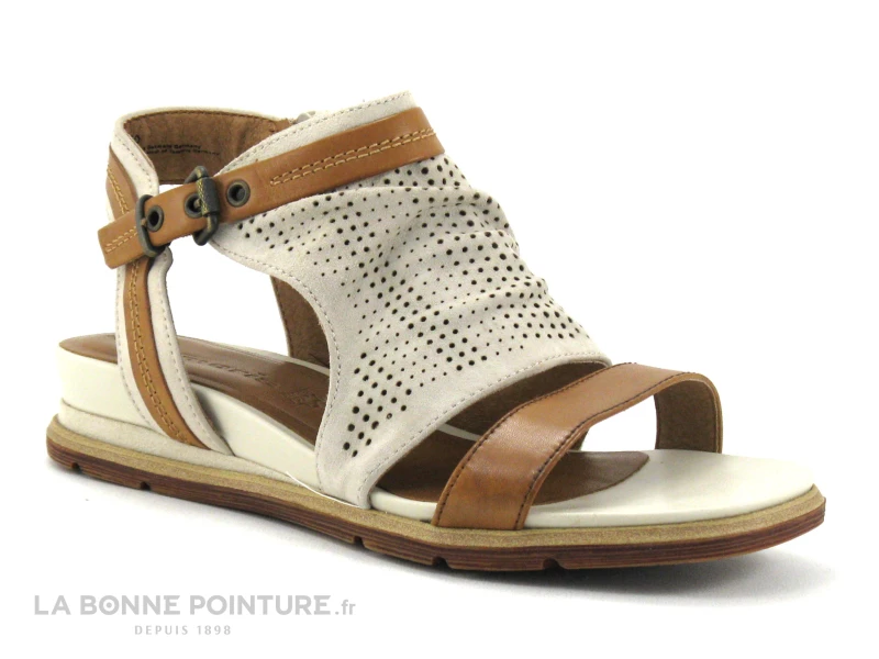 Tamaris 1-28246-28 Ivory Nut - Sandale Femme 1 Tamaris 1-28246-28 Ivory Nut - Sandale Femme