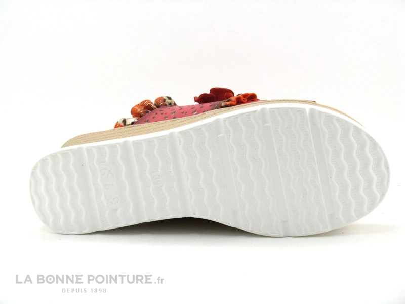 Laura Vita JACASSEO 05 Rouge - Mule Talon Compense 7 Laura Vita JACASSEO 05 Rouge - Mule Talon Compense – Image 7