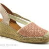 Fabiolas 307260 Nude - Espadrille Rose Talon Compense