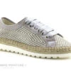 Fabiolas E118220 Gris Beige Rose Metal - Basket Espadrille