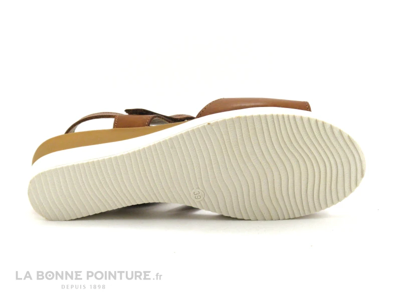 Jordana 681 Cuero - Sandale Marron - 2 Brides Velcro - Compense 7 Jordana 681 Cuero - Sandale Marron - 2 Brides Velcro - Compense – Image 7