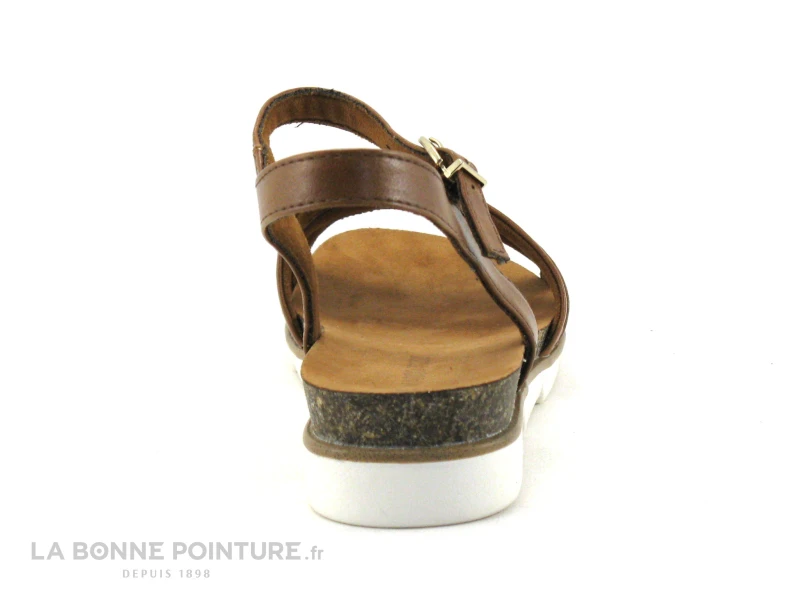 Marco Tozzi 2-28410-28 Cognac - Sandale Marron Clair Femme 4 Marco Tozzi 2-28410-28 Cognac - Sandale Marron Clair Femme â Image 4