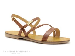 Tropeziennes BATRESSE Tan 19003 - Sandale Plate Femme