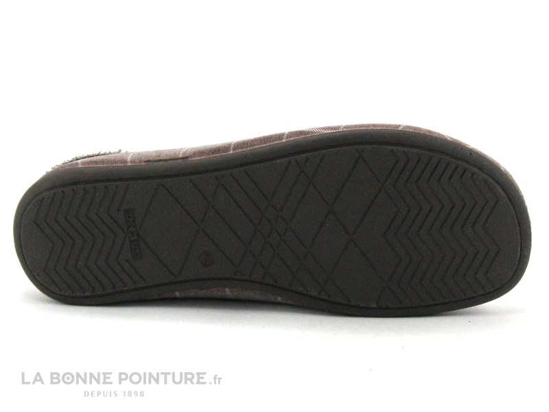 Zels 8543 Cuero - Pantoufle Mule Homme Marron A Carreaux 6 Zels 8543 Cuero - Pantoufle Mule Homme Marron A Carreaux – Image 6