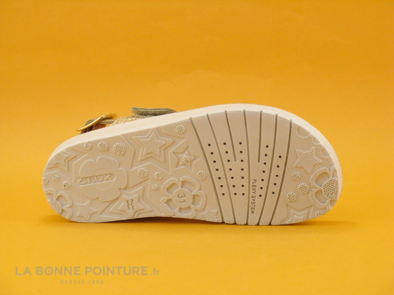 Geox J15EAA COSTAREI Gold - Sandale Or Fille 7 Geox J15EAA COSTAREI Gold - Sandale Or Fille – Image 7