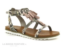 Bugatti JODIE EVO Multicolore Rose - Pompons - Sandale