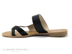 LPB ASHA Noir Metal - Tong Plate Femme -Magasin De Chaussures cd24607c73b9e66c561f35ea11d5d5ef img 9636.jpg 159480