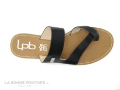 LPB ASHA Noir Metal - Tong Plate Femme -Magasin De Chaussures cd24607c73b9e66c561f35ea11d5d5ef img 9638.jpg 159477
