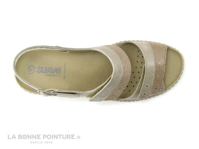 Suave 934PS Sesame Tan - Sandale Cuir Femme 6 Suave 934PS Sesame Tan - Sandale Cuir Femme – Image 6