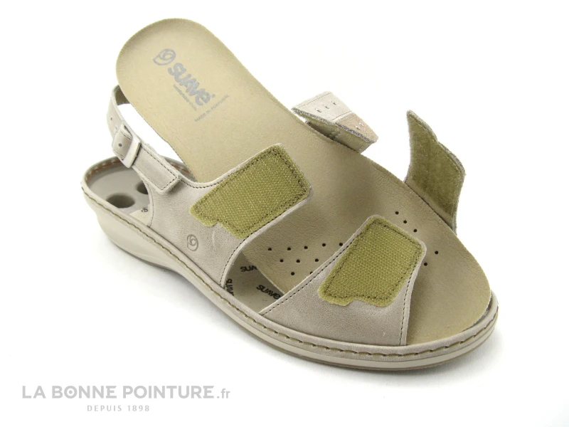 Suave 934PS Sesame Tan - Sandale Cuir Femme 5 Suave 934PS Sesame Tan - Sandale Cuir Femme – Image 5