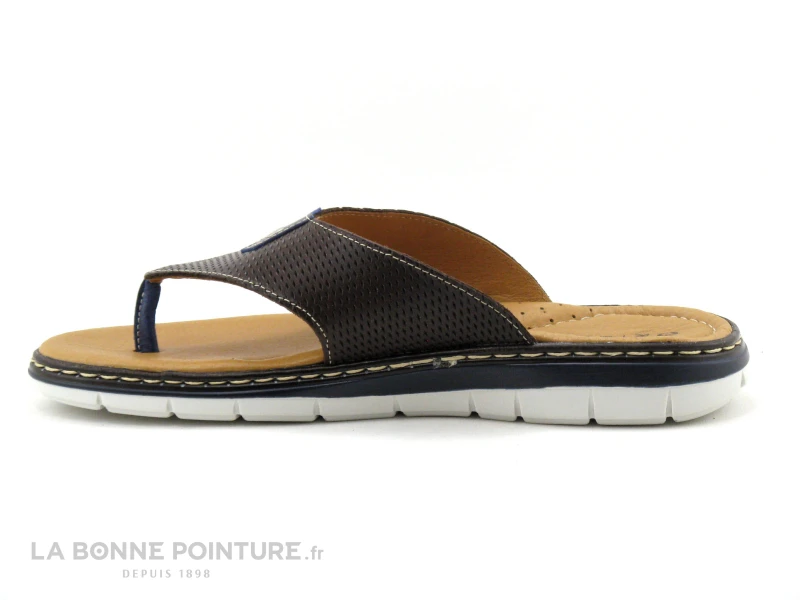 Orland 7069 Marron - Tong Homme Cuir Marron 3 Orland 7069 Marron - Tong Homme Cuir Marron – Image 3