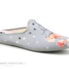 Zels 4513 Gris - Rose - Keep Life Simple - Pantoufle Mule Femme