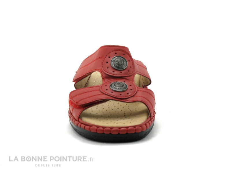 Sweet R MANITAR Rouge - Mule Femme Rouge Avec Scratch 2 Sweet R MANITAR Rouge - Mule Femme Rouge Avec Scratch – Image 2